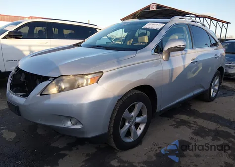 2011 Lexus Rx 350 z USA, uszkodzony, nr VIN 2T2BK1BA8BC081347